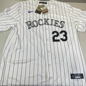 Kris Bryant Colorado Rockies White Baseball Jersey